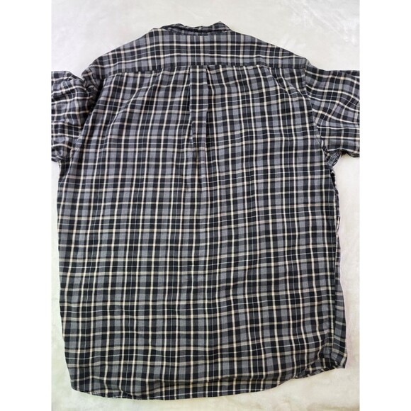 Eddie Bauer Button Up Flannel Shirt Men's Large Long Sleeve Button Up Shirt - Picture 4 of 5
